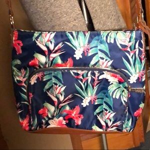 Tommy Bahama aloha print cross body bag